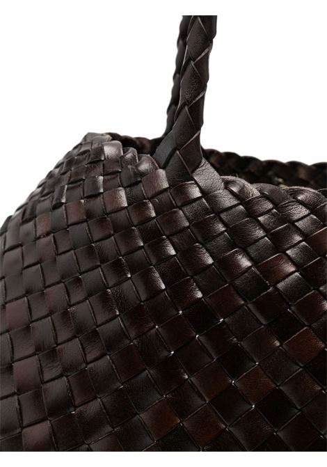 borsa santa croce big woman marrone scuro DRAGON DIFFUSION | DGS68892DK BROWN